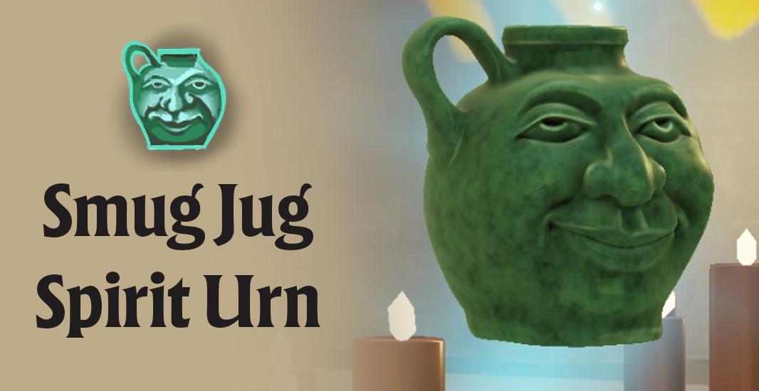 Smug Jug Spirit Urn