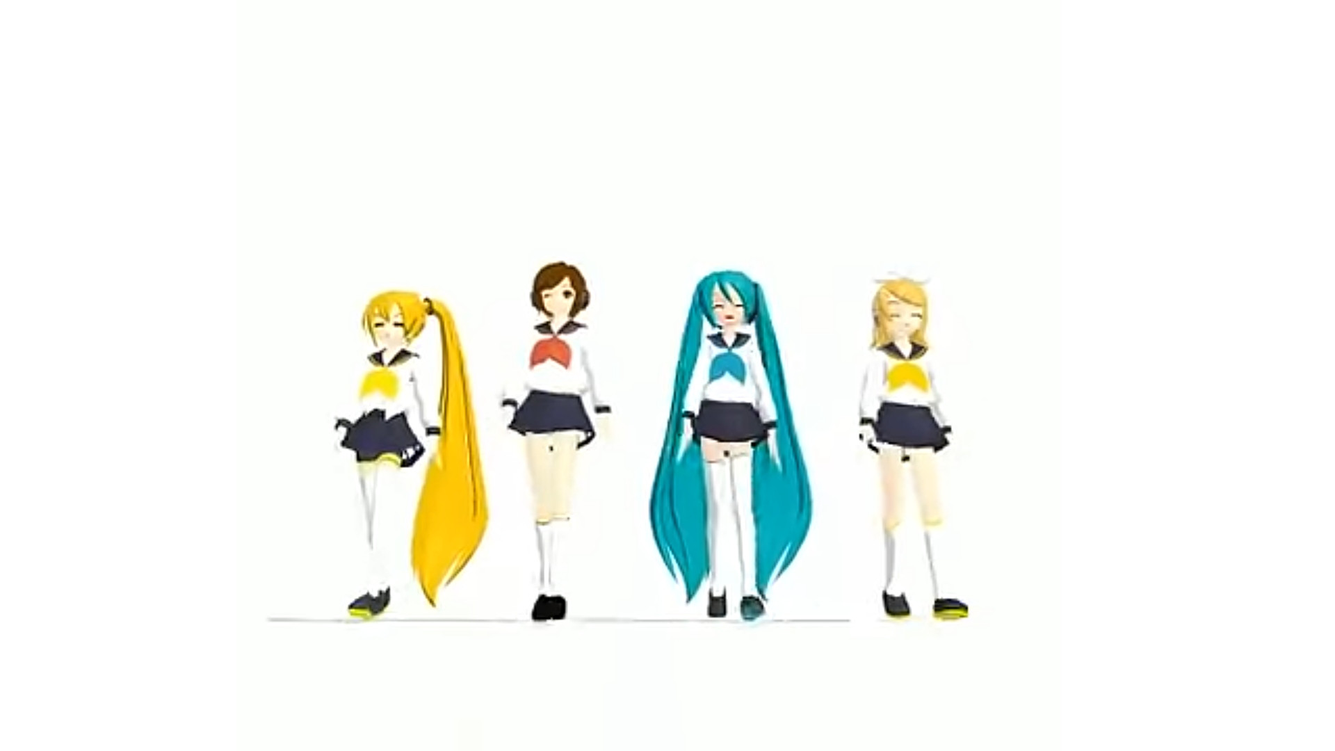 White School Uniform'S Mod for Hatsune Miku: Project DIVA Mega Mix+ ...