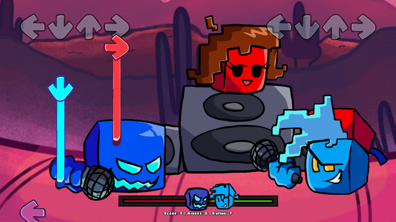 Vs. Geometry Dash SubZero [CANCELLED] Mod for Friday Night Funkin ...