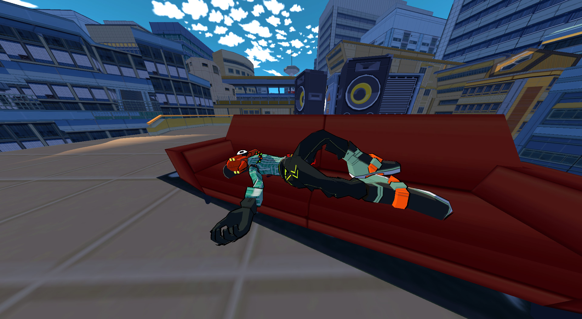 [SENSITIVE CONTENT] Red (Ruckus) Mod for Bomb Rush Cyberfunk | BRC Mods