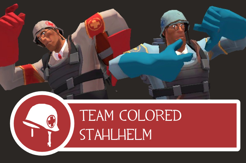Team Colored Stahlhelm (Casual Compatible)