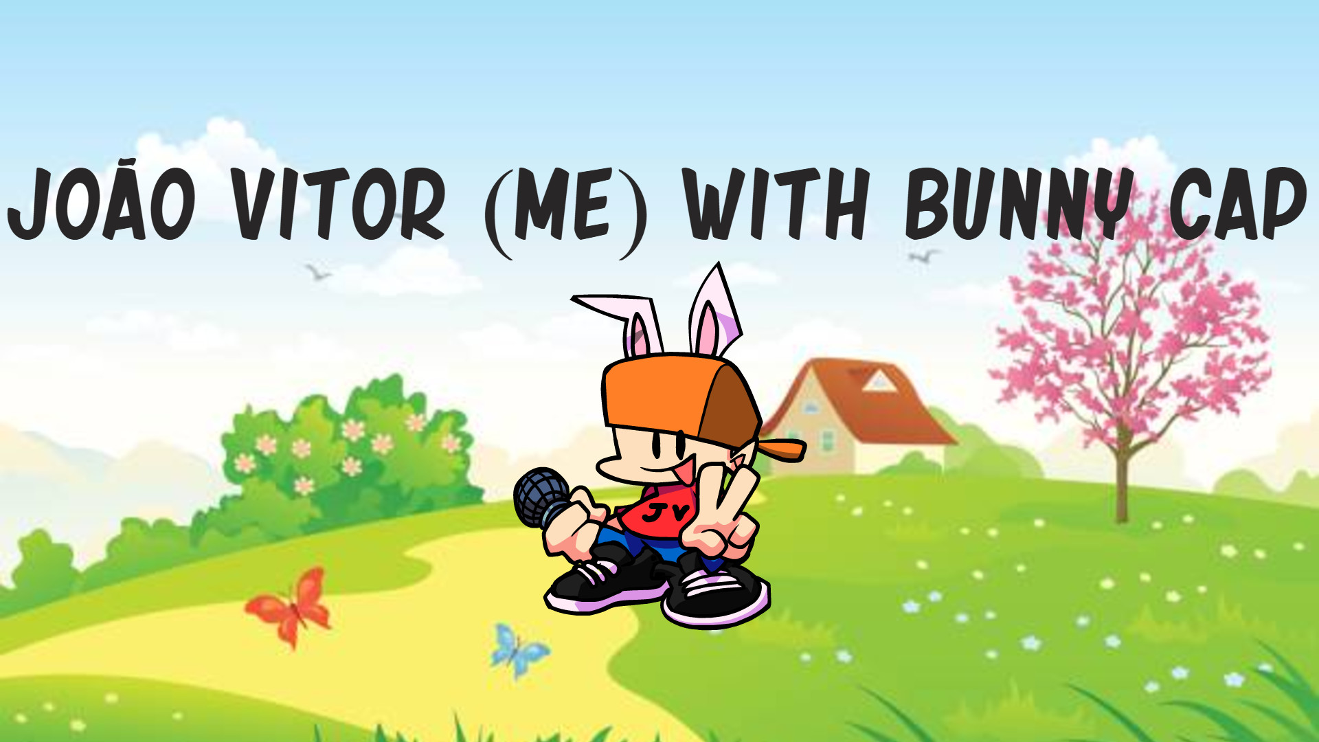 João Vitor (Me) With Bunny Cap + FLA