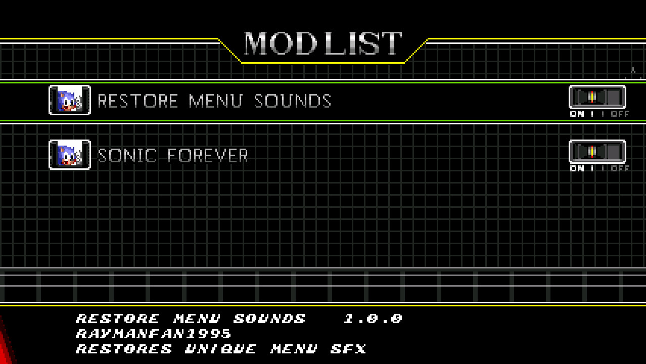 [1.5.1] 2013 Menu Audio Restoration Mod for Sonic the Hedgehog Forever ...