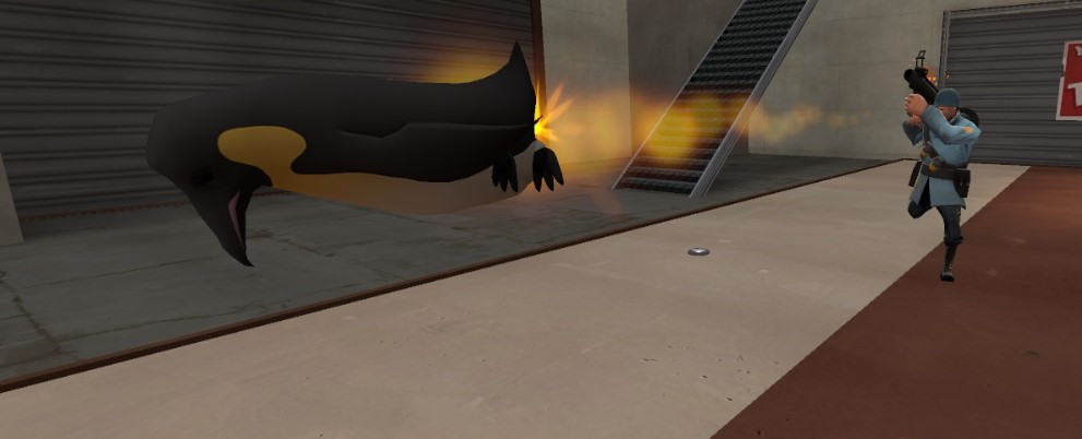 rocket penguin