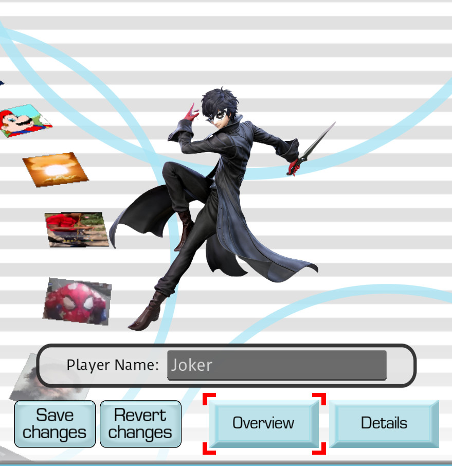 Screenshot of Joker Persona 5 SSBU Player