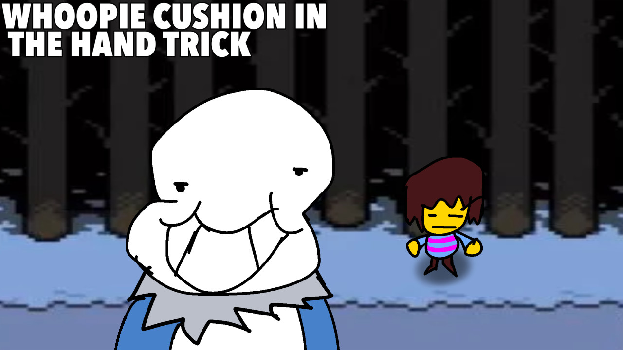 Whoopie Cushion in the Hand Trick