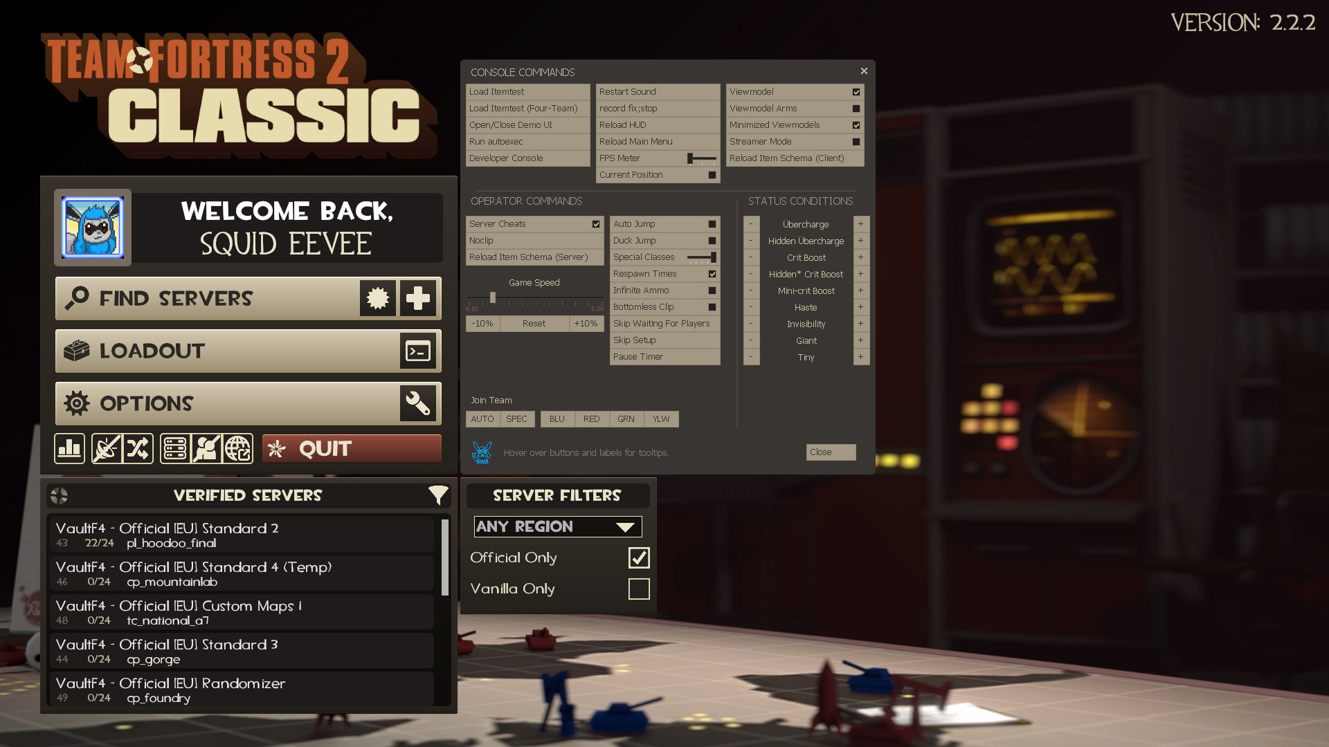 Console Command Windows Mod for Team Fortress 2 Classic | TF2Classic Mods