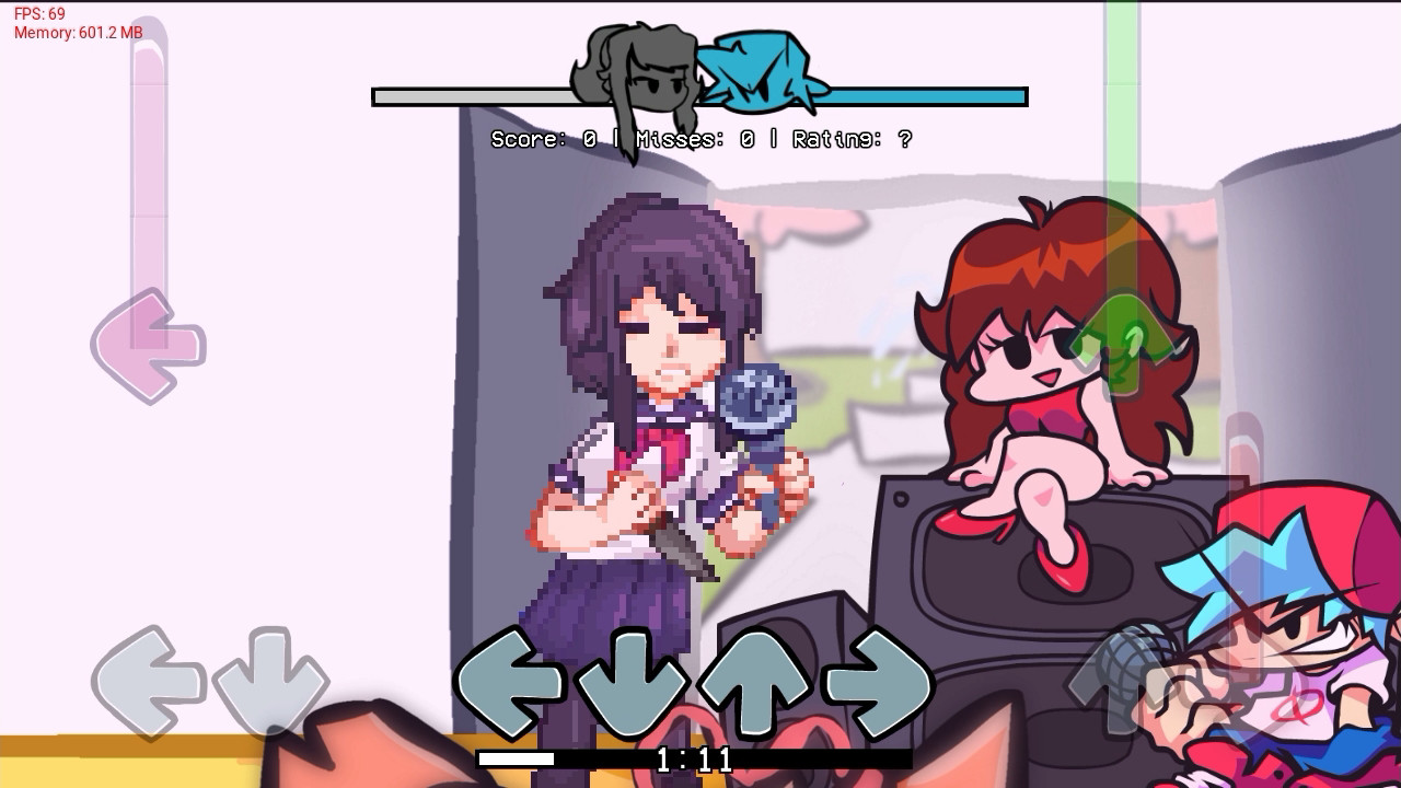 FNF Ayano Aishi Pixel Sprite
