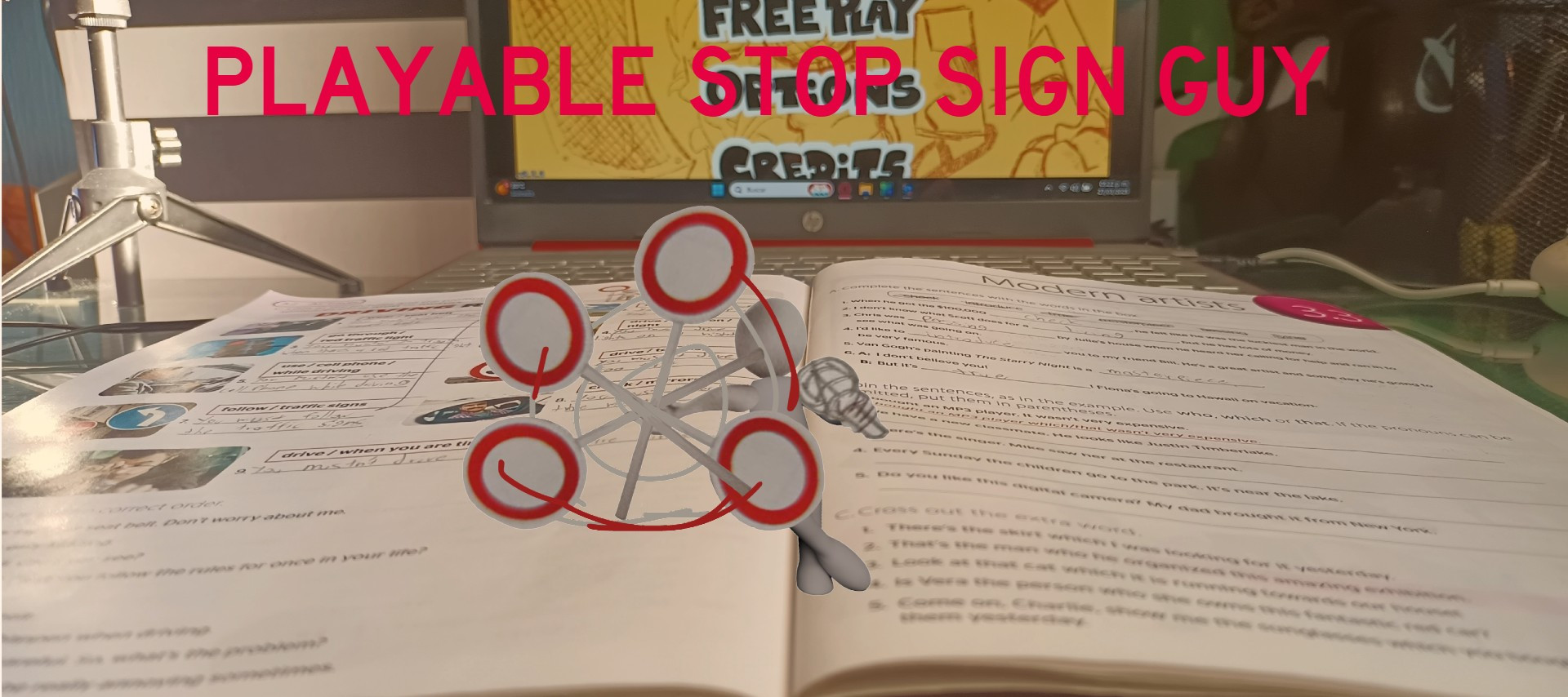 Playable Stop Sign Guy