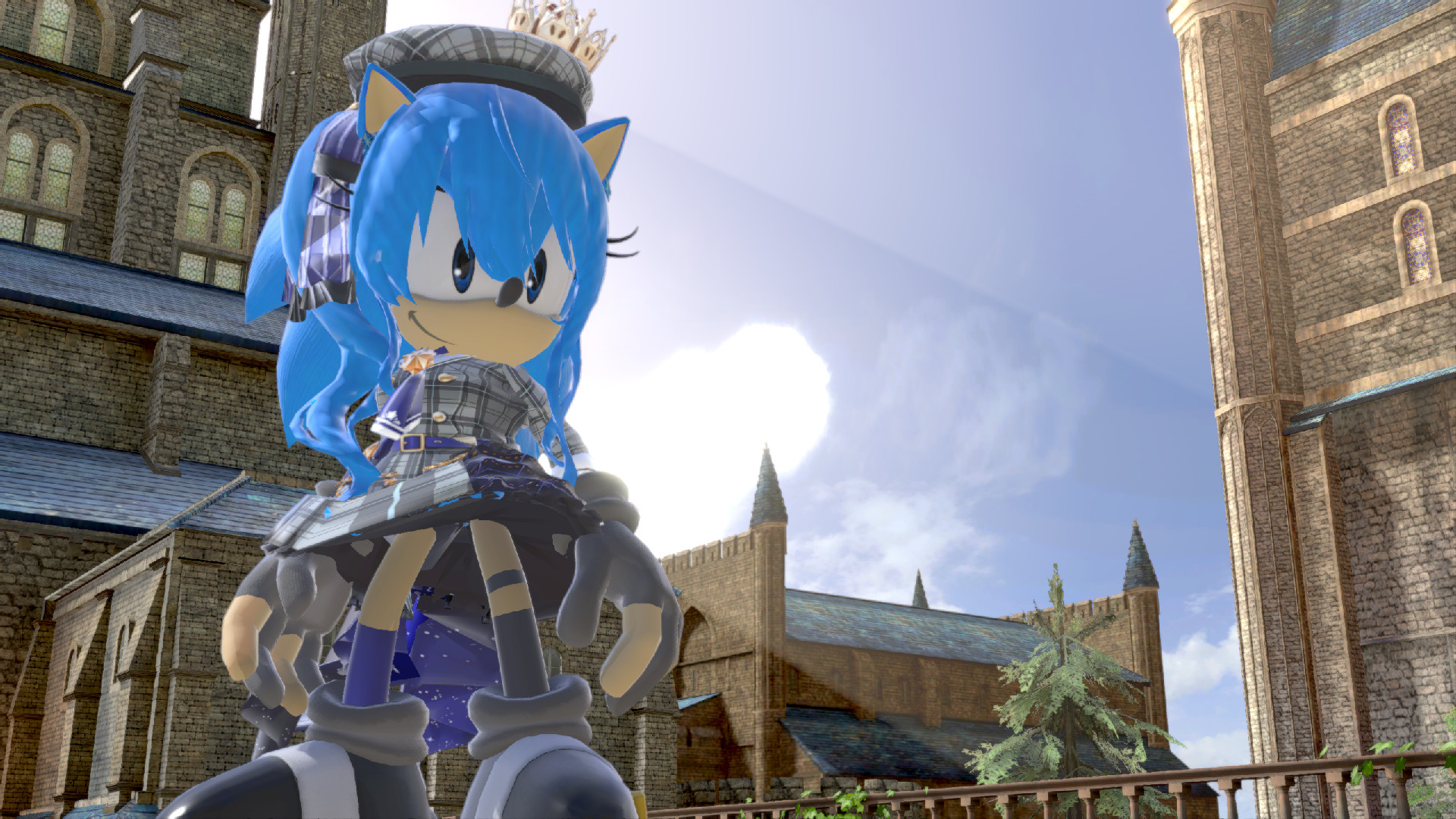 Hoshimachi Suisei the Hedgehog Mod for Super Smash Bros. Ultimate