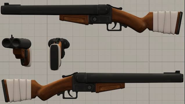 Open fortress Super Shotgun for FAN