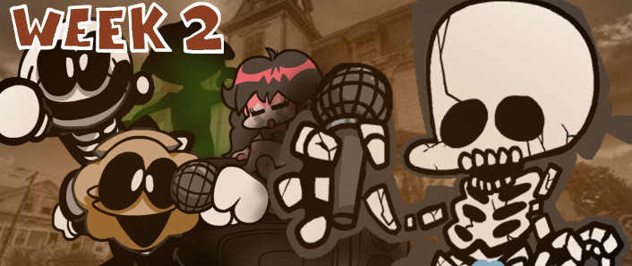 FNF MY RE-COLORED STYLE WEEK 2