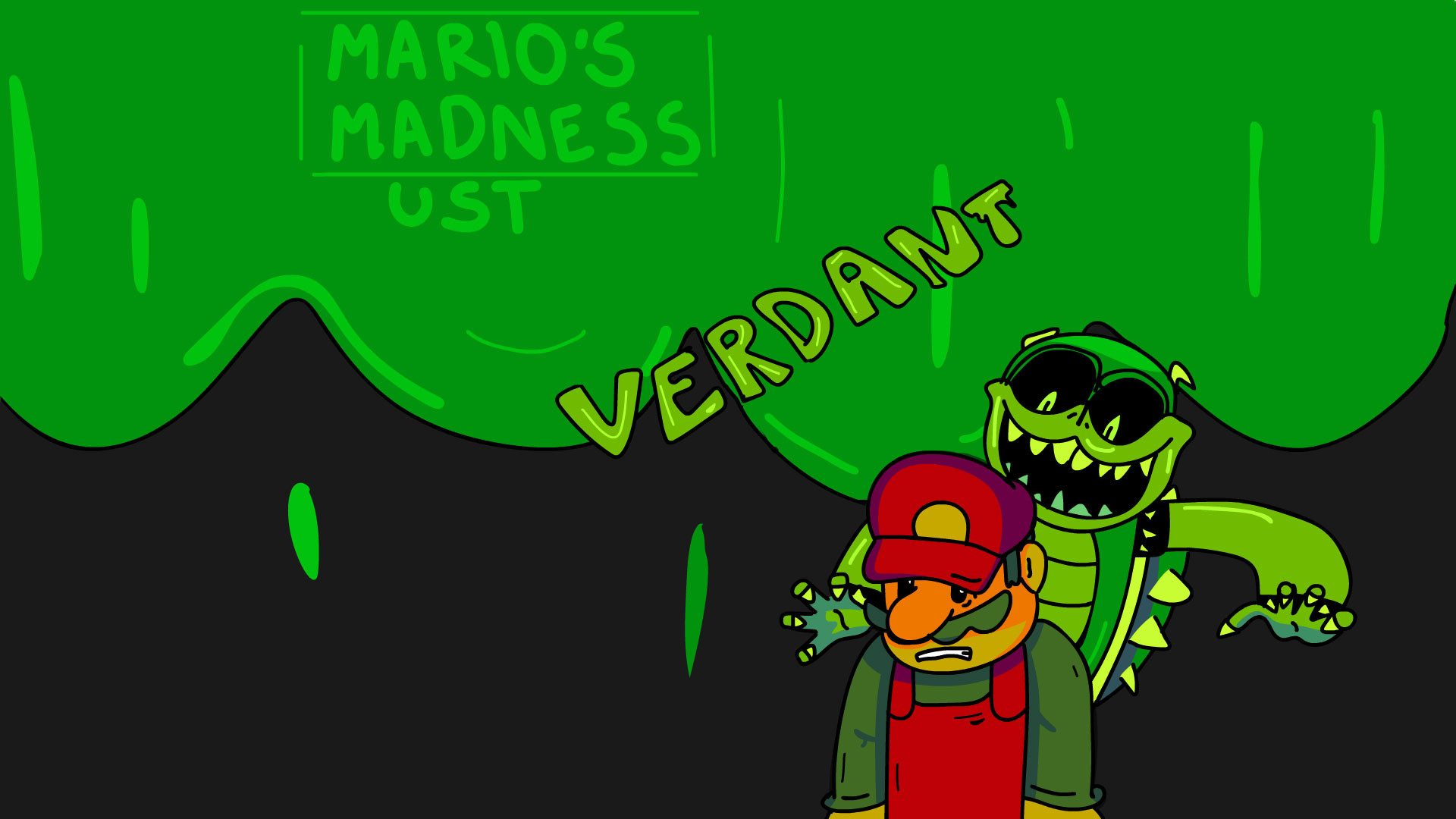 Verdant(Vs Ink Bowser)FNF Psych engine