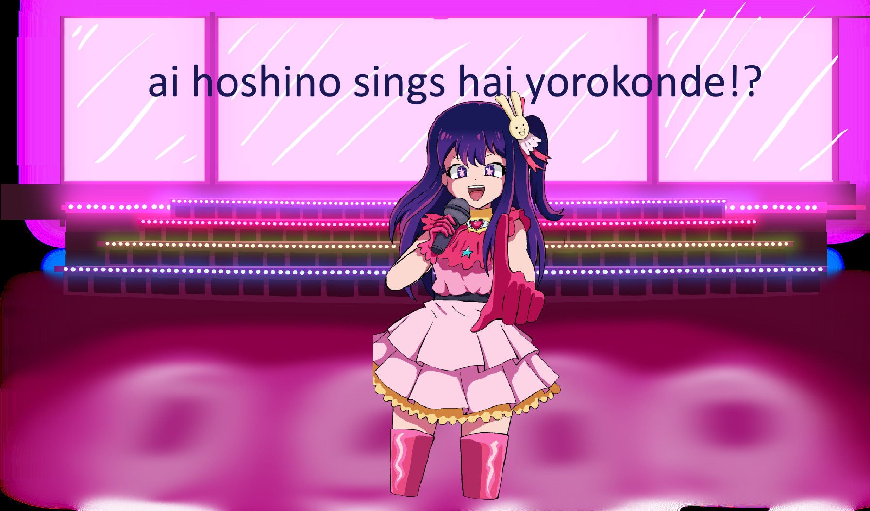 hai yorokonde but Ai Hoshino sings it