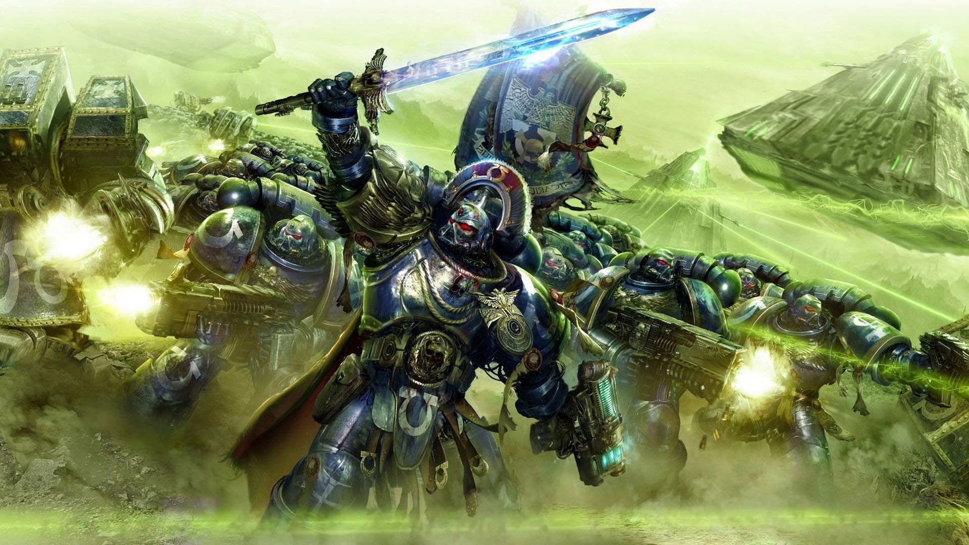 Warhammer 40k main menu background