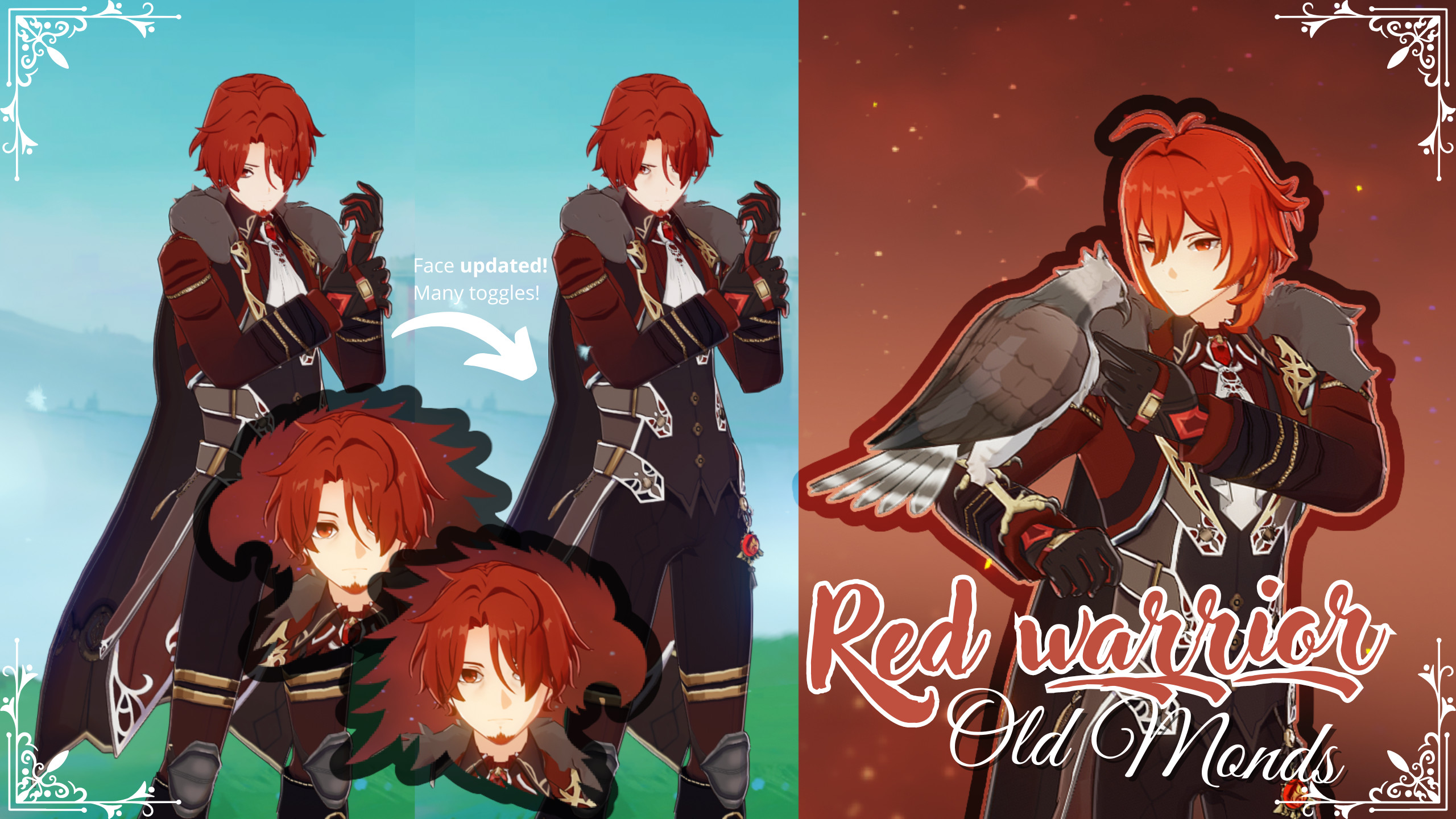 Red-haired warrior from Old Mondstadt