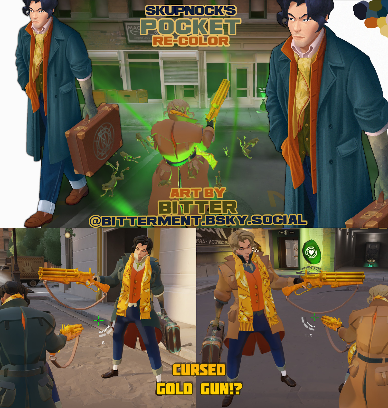 Pocket (Re-Colors & Gold Gun) screenshot