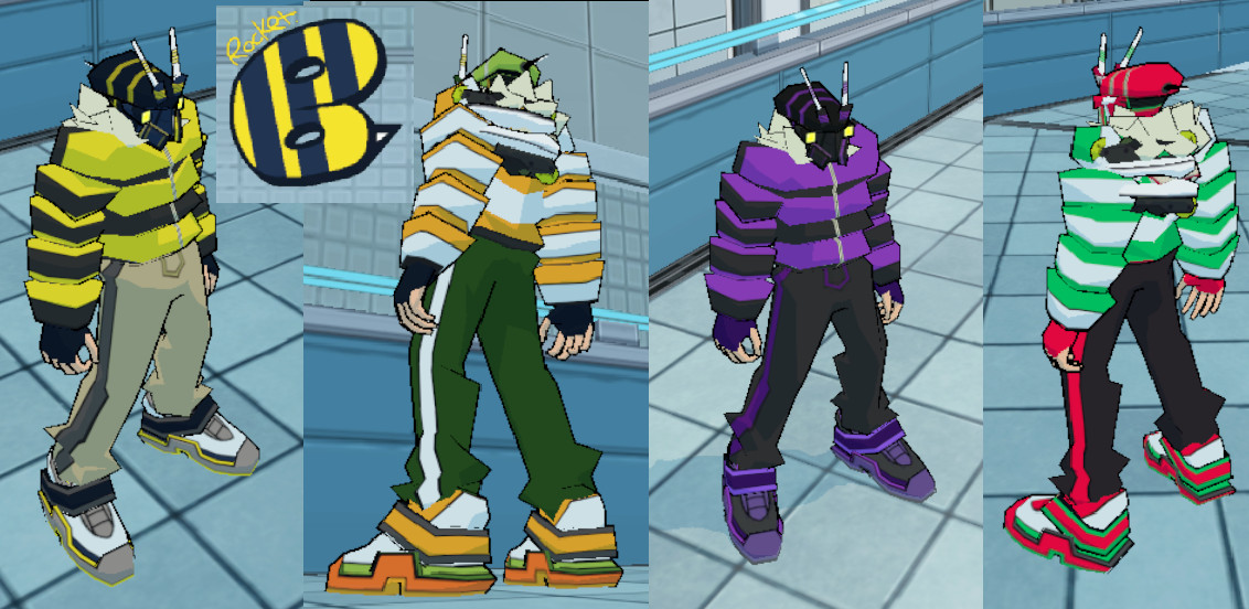 Rocket Bee (OC) Mod for Bomb Rush Cyberfunk | BRC Mods