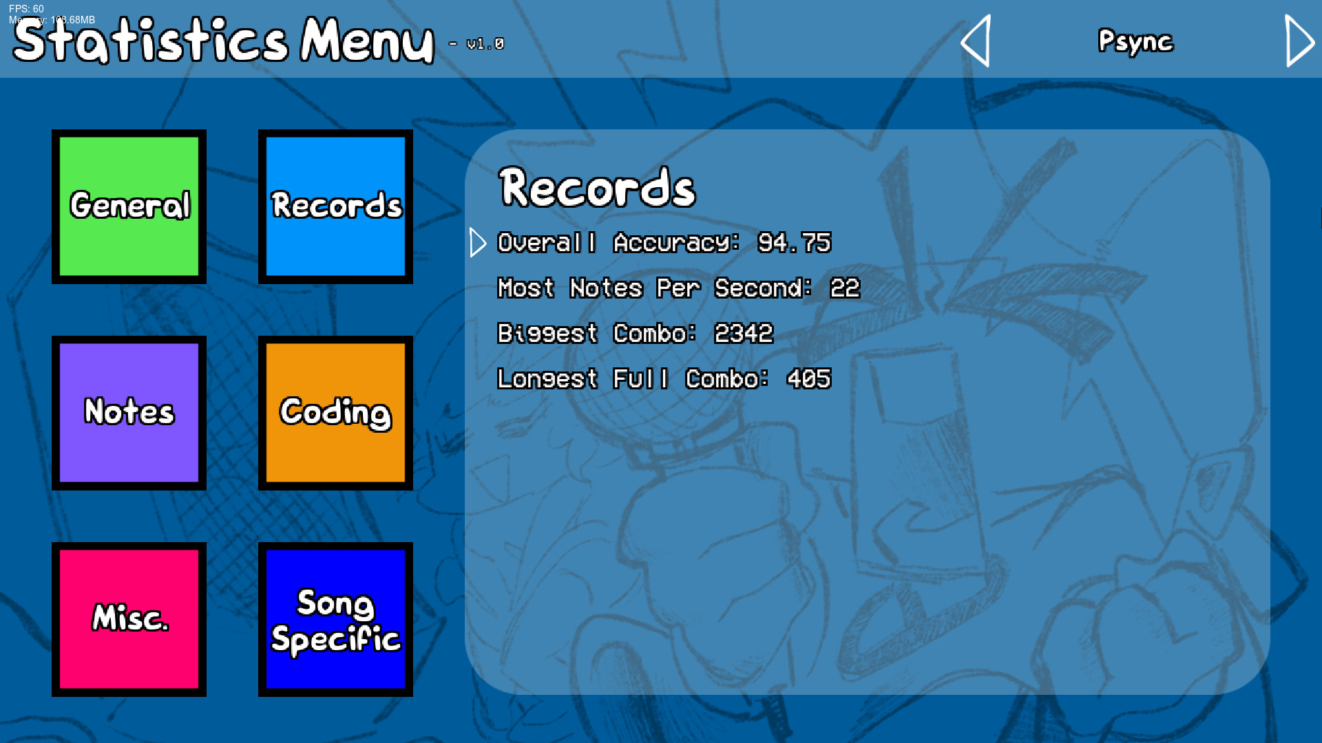 ToaSt's Stats Menu