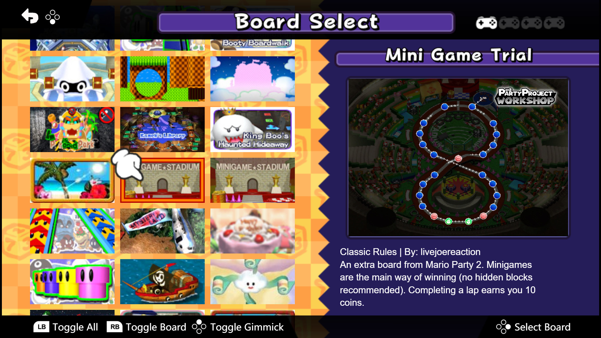 Mini Project Game Mini-Game Trial (MP2) Mod for Party Project | PProject Mods