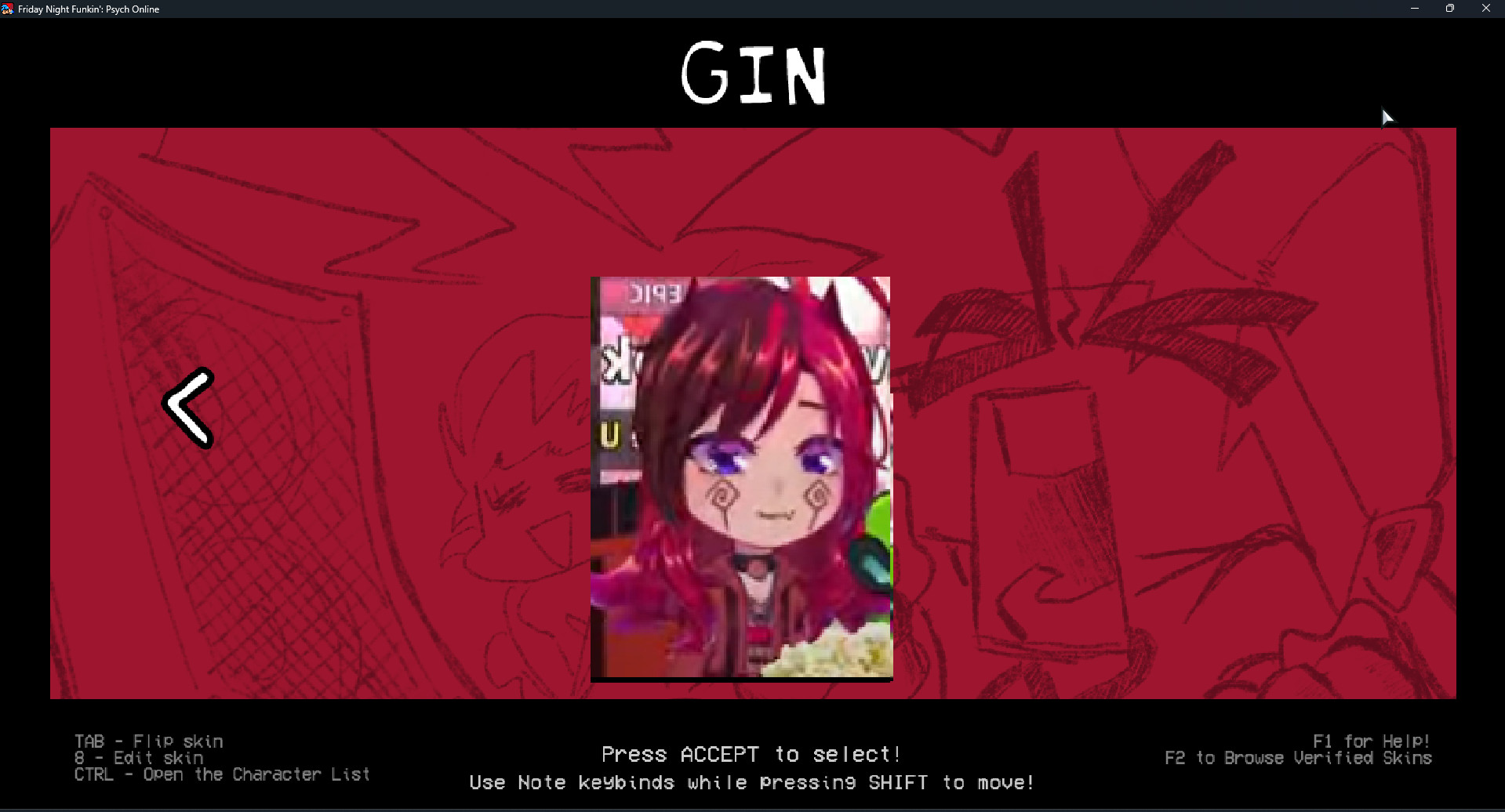 Gin Skin for Psych online