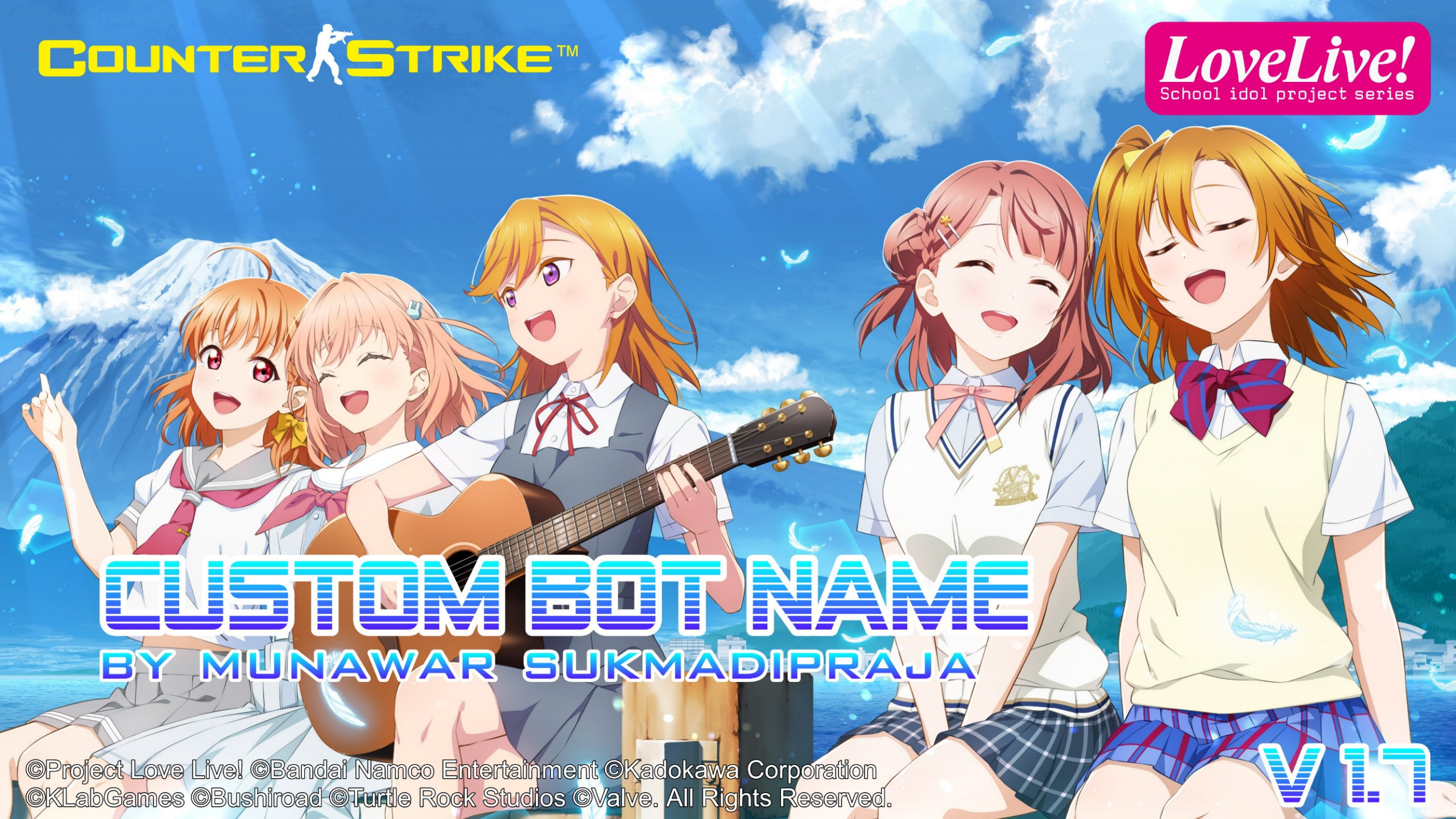 Custom BOT Name from Love Live! Mod for Counter-Strike 1.6 | CS1.6 Mods
