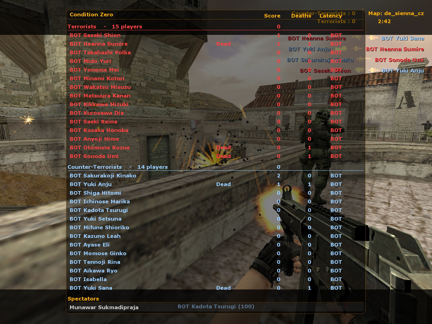 Cs Bot Names Custom BOT Name from Love Live! Mod for Counter-Strike 1.6 | CS1.6 Mods