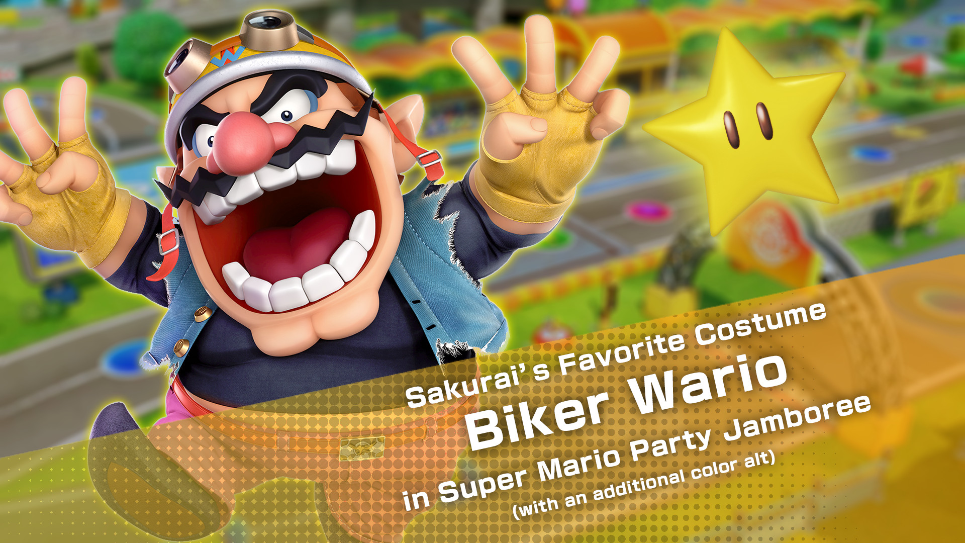 Biker Wario Mod for Super Mario Party Jamboree | SMPJ Mods