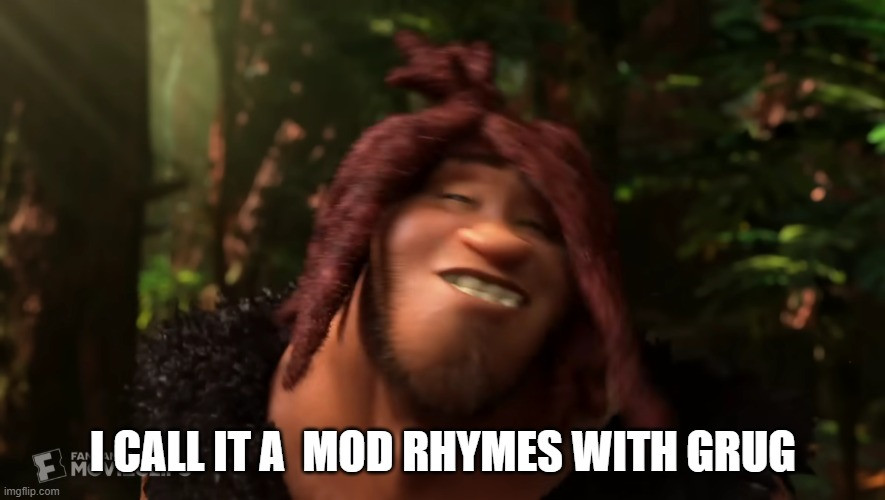 Smash and funk! Grug One Shot Mod