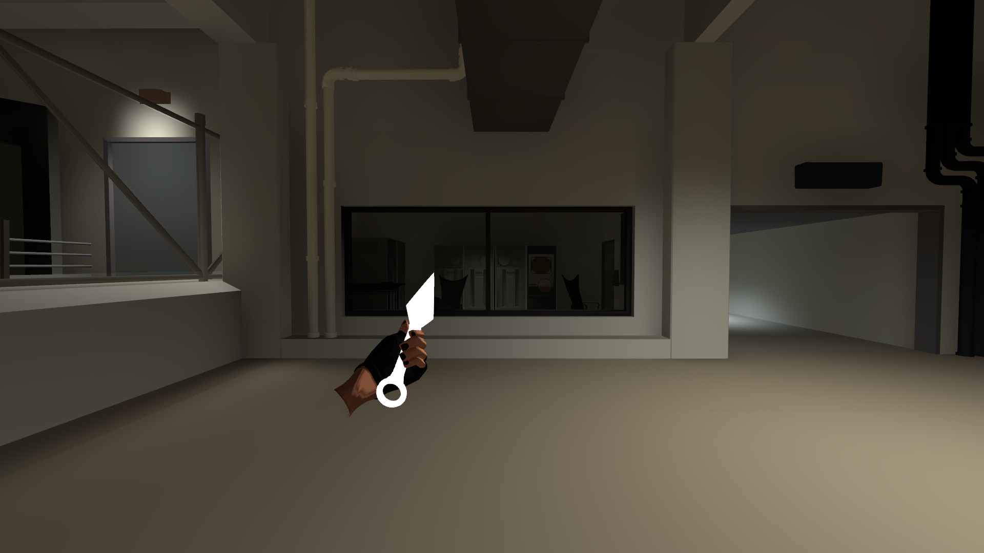White neon kunai
