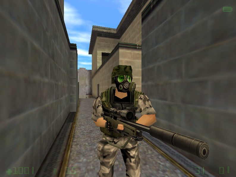Magnum Sniper Rifle AWP with Silencer Mod for Half-Life: Opposing Force ...