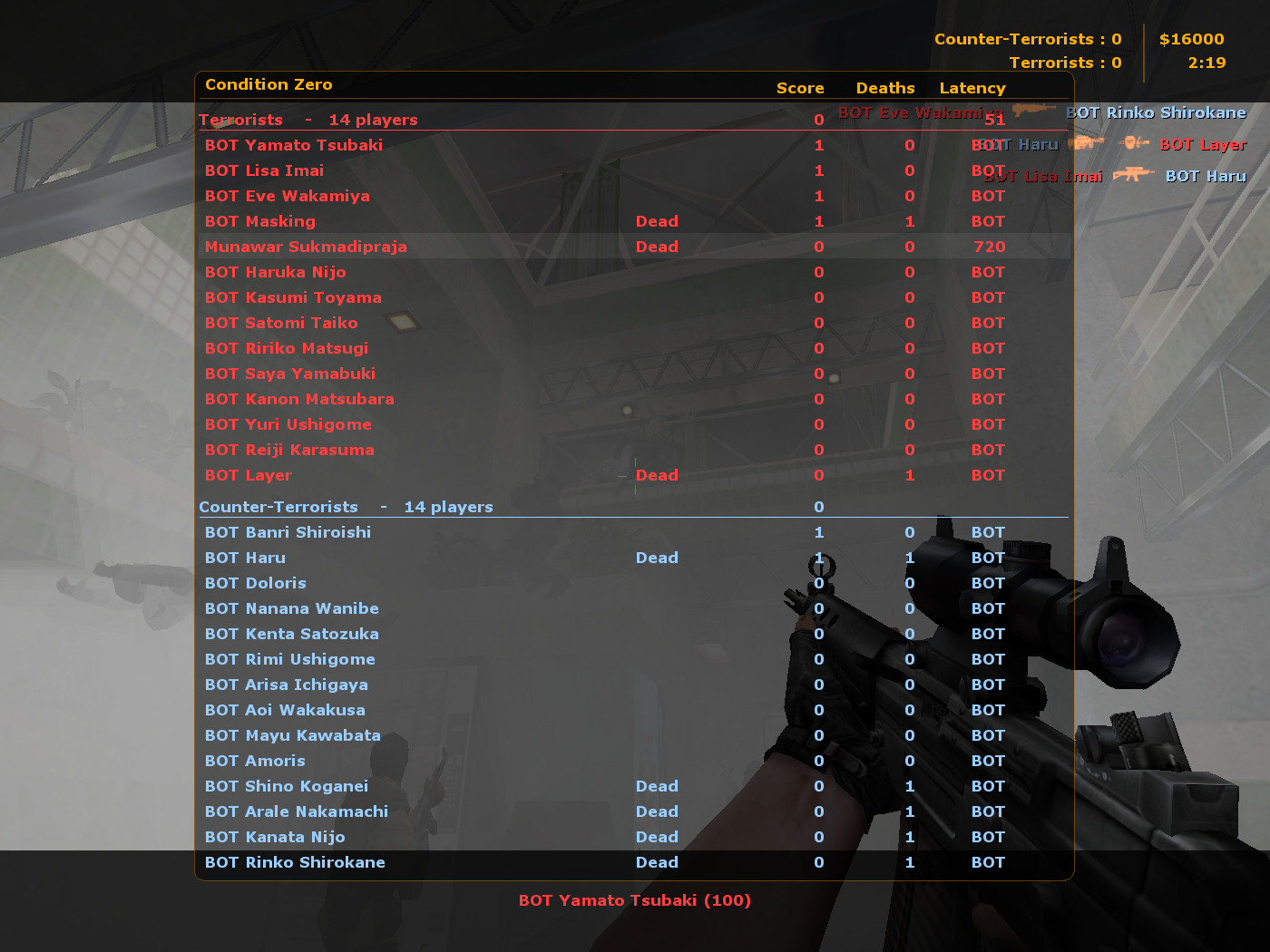 Custom BOT Name from BanG Dream [Rework] Mod for Counter-Strike 1.6 ...