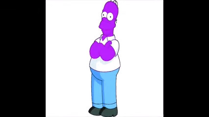 the simpons... go pruple?!??!! the friday ngiht fu