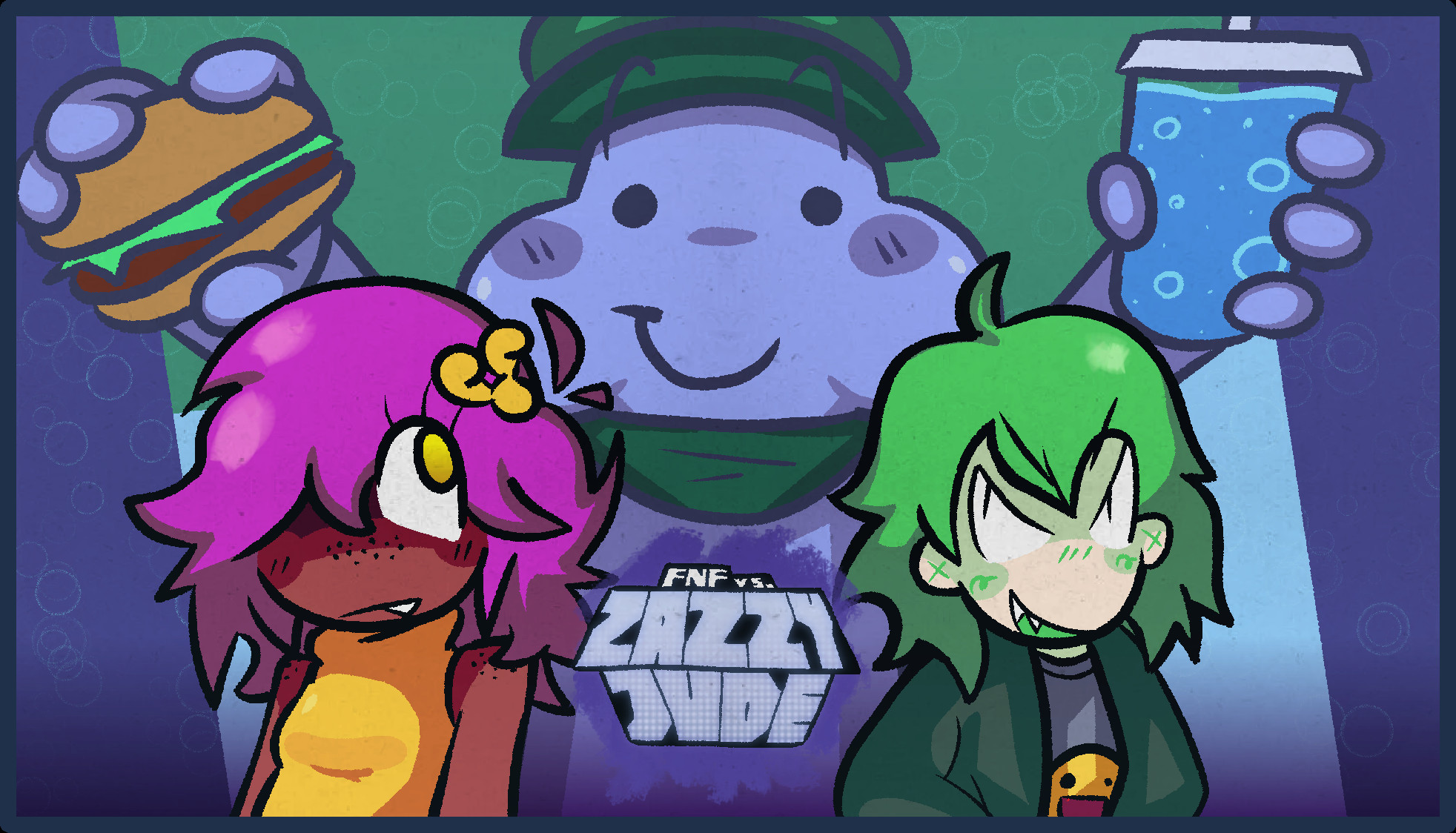 VS. ZAZZY JUDE - Average Ourple Guy Fanmod