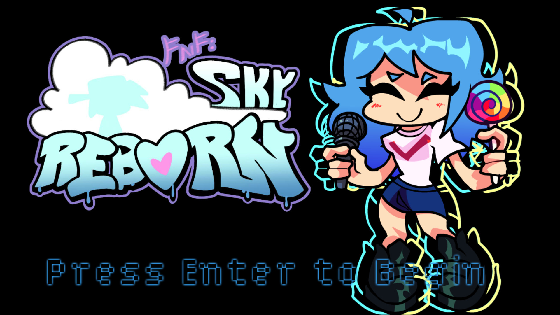 FNF Sky Mod Banner