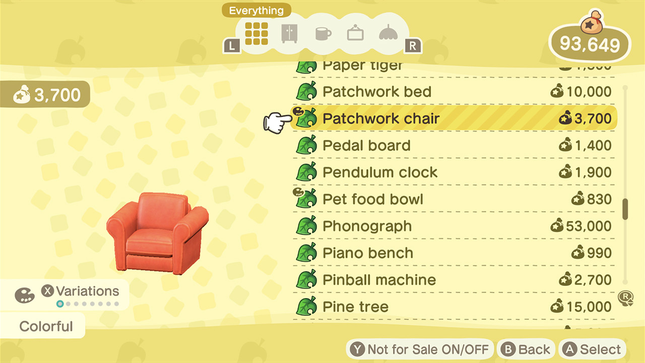 Armchair Mod for Animal Crossing: New Horizons | ACNH Mods
