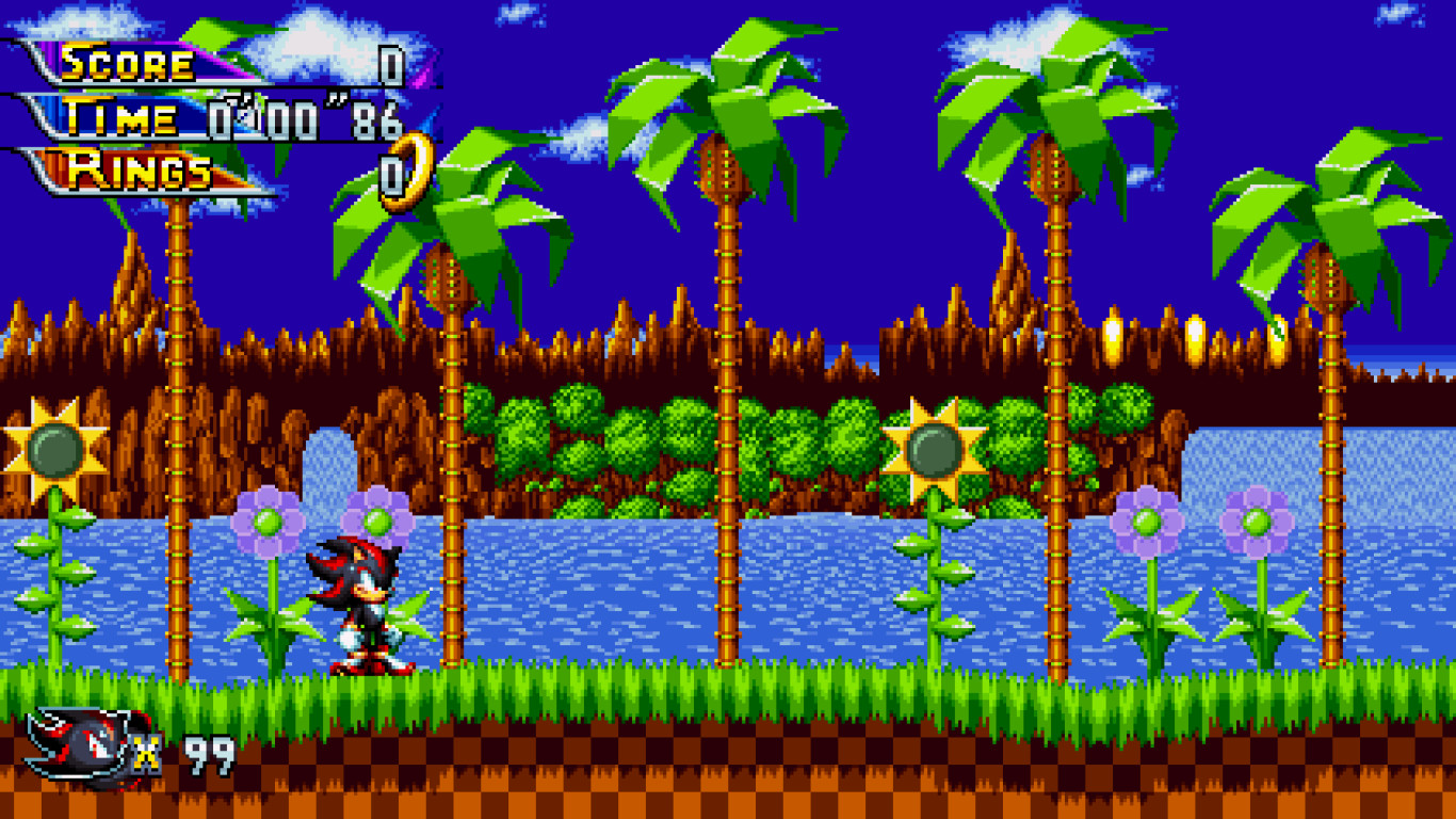 Remixed Modern Shadow (from Sonic Remixed) Mod for Sonic Mania | SM Mods