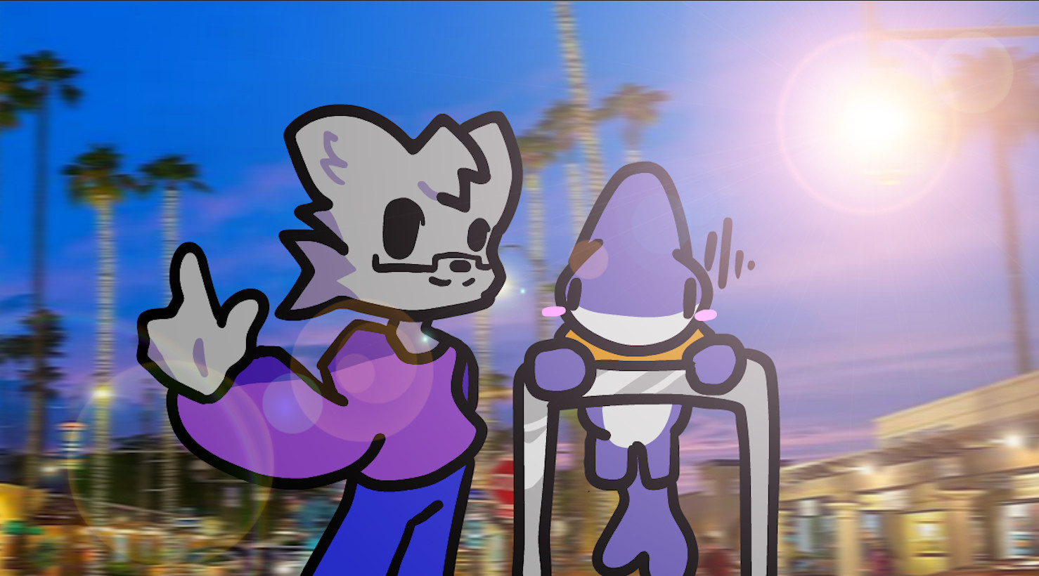 Friday Night Funkin': Nyan & Kwizzy