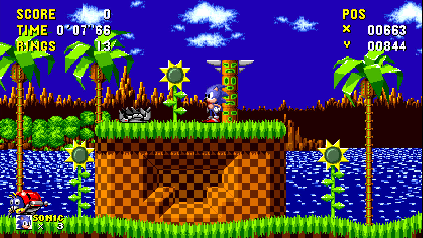 OG Sonic 1 HUD Mod for Sonic the Hedgehog Forever | S1F Mods