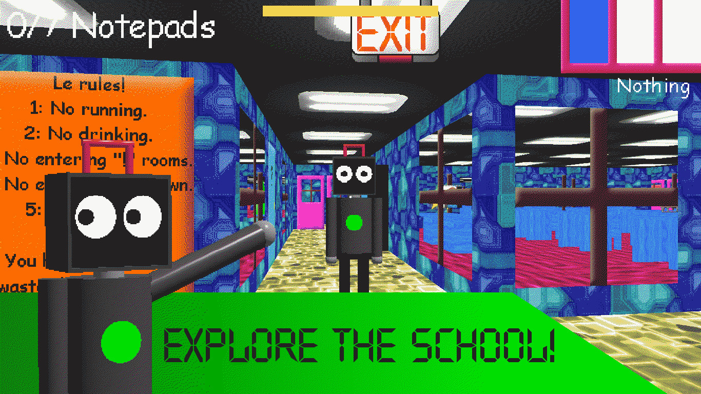 Baldi Math Equation Roboton's Interesting Game of Equations! Mod for Baldi's Basics | Baldi ...
