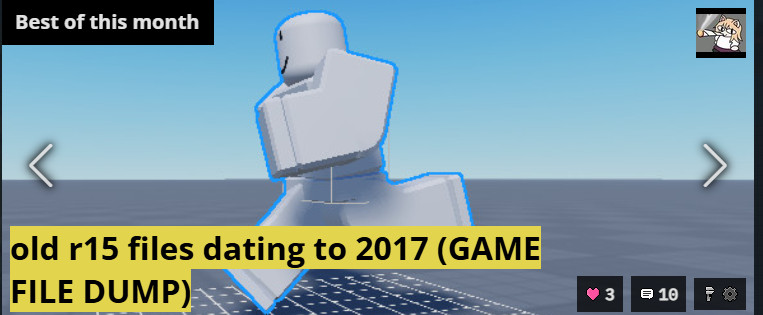 old r15 files dating to 2017 (GAME FILE DUMP) Mod for Roblox | RBLX Mods