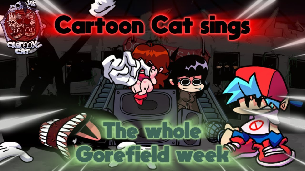 Cartoon Cat Sings The Gorefield Week (Playable)