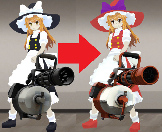 Touhou Fortress Team Color Fix