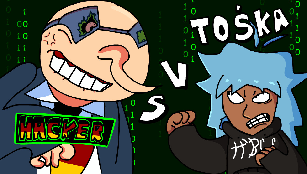FNF: Tośka Vs. German Hacker [ONESHOT MOD]