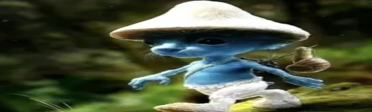 Vs smurf cat