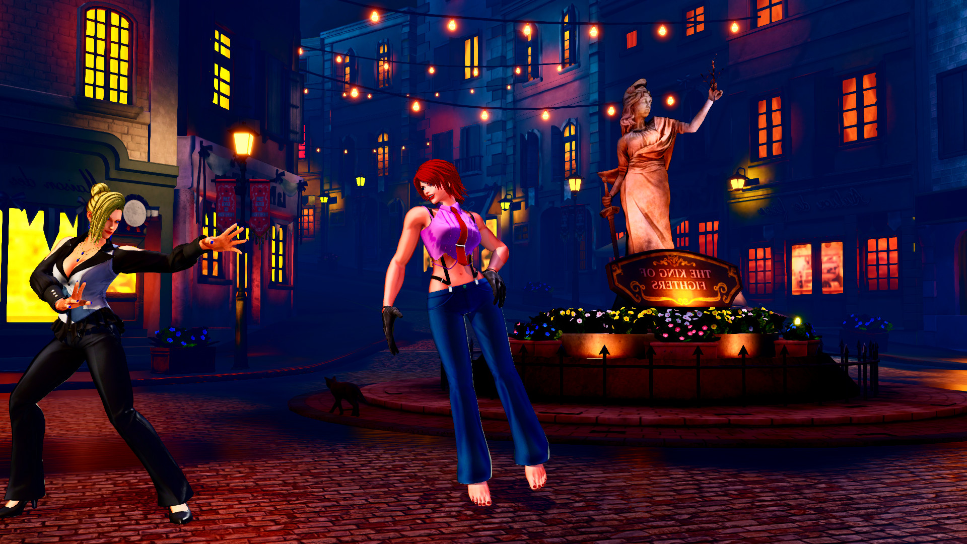 Vanessa blue eyes restored + blue pants 温妮莎蓝眼+蓝色西裤 Mod for The King of