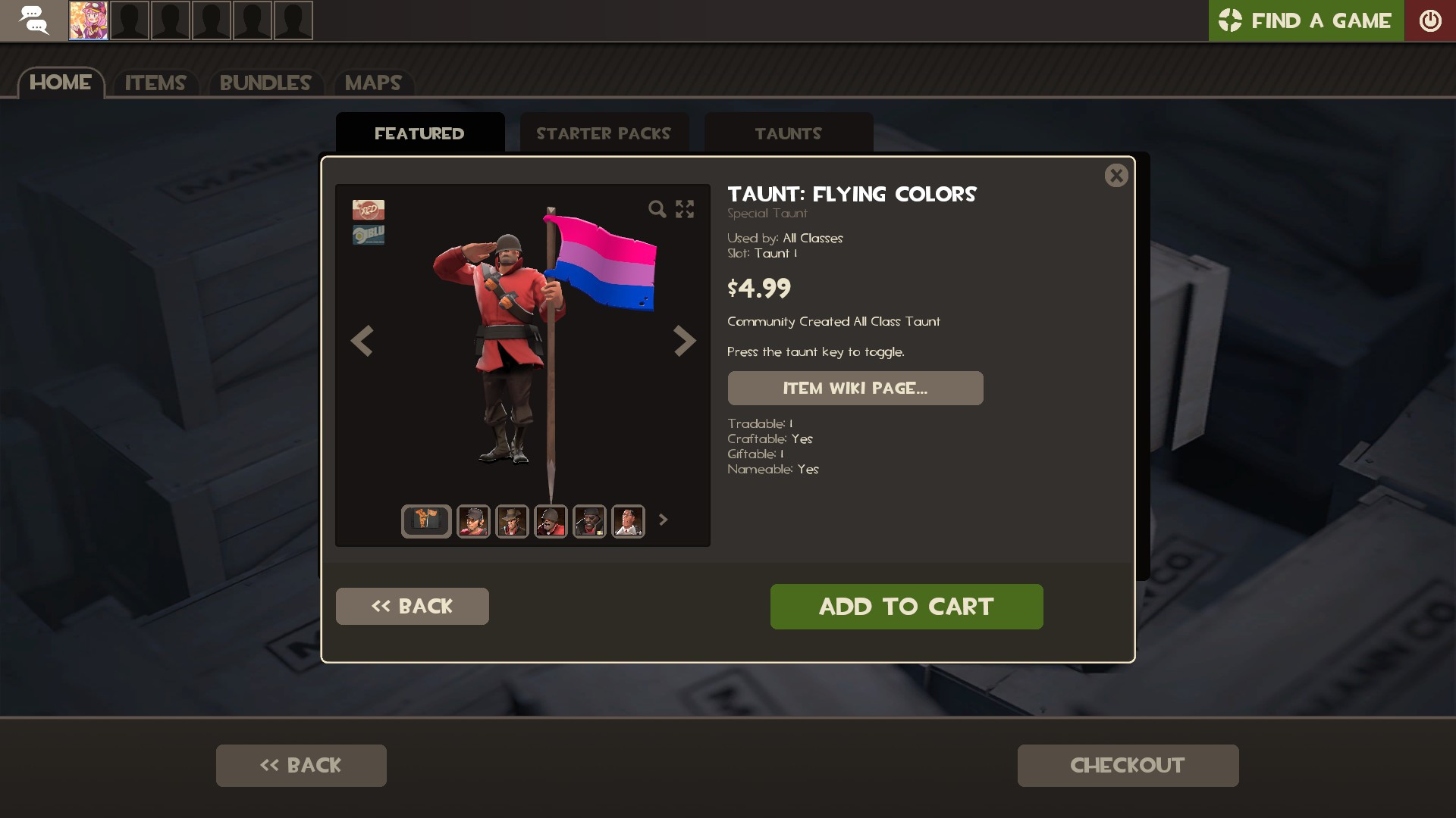 Transgender (+Others) Flying Colors Retextures Mod for Team Fortress 2 ...