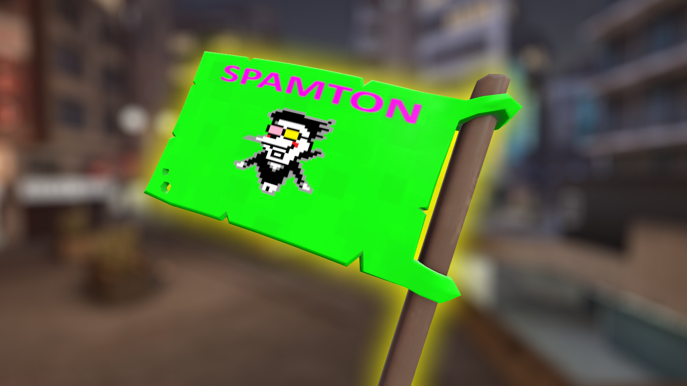 Spamton Flag