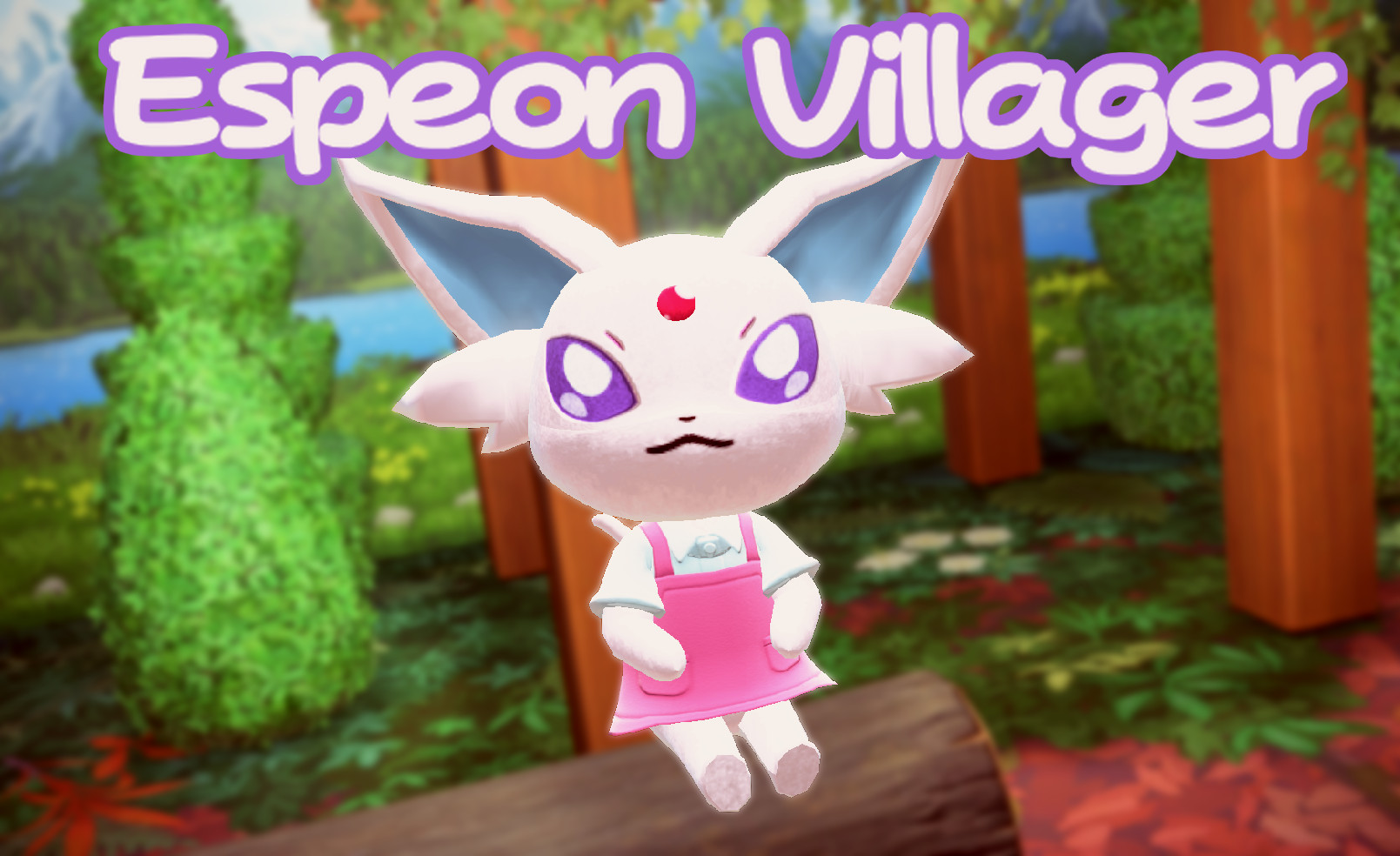 Espeon Villager Mod for Animal Crossing: New Horizons | ACNH Mods