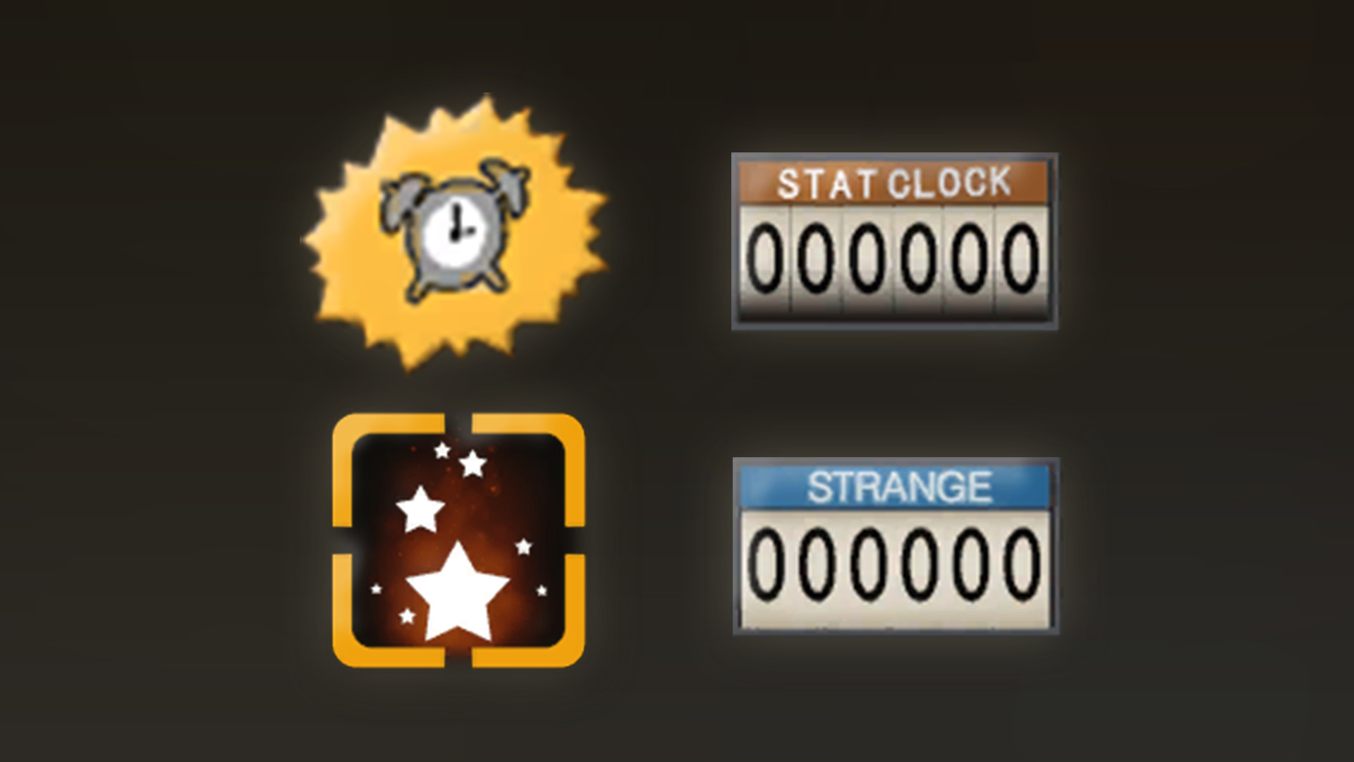No Strange/Unusual/Loaner icons